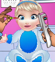Baby Elsa Eye Doctor