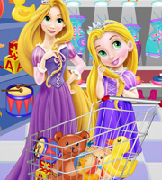 Baby Rapunzel And Mom Shopping