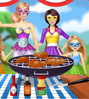 Barbie Family Cooking Barbecued Buffalo Wings