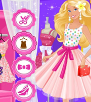 Barbie Polka Dots Fashion - AgnesGames.com