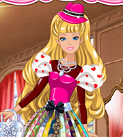 Barbie's Valentine Patchwork Dress H5