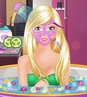 Beauty Barbie Bathing