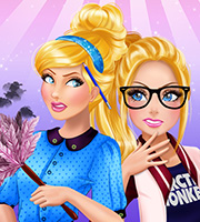 Cinderella and Barbie Teen Rivalry