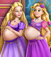Ellie and Rapunzel Pregnant BFFs