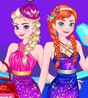 Elsa and Anna Girls Night Out