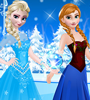 Elsa and Anna Party Dresses