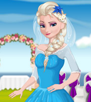 Elsa Bride Cooking Wedding Dish