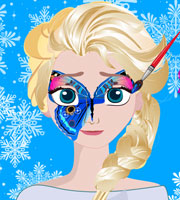 Elsa Face Painting