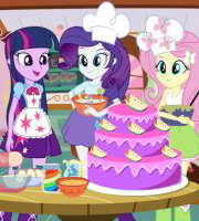 Equestria Cooking Cake