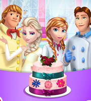 Frozen Family Cooking Wedding Cake