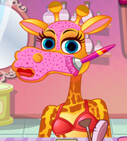 Giraffe Beauty Makeover