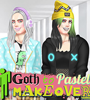 Goth to Pastel Makeover