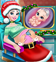 Mrs. Claus Pregnant Check-Up