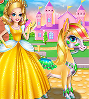 Princess Zaira And Pony