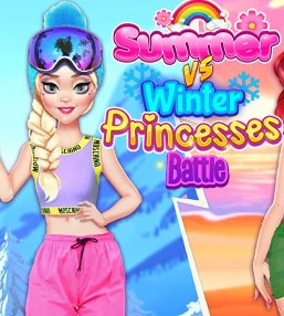 Summer vs Winter Princesses Battle